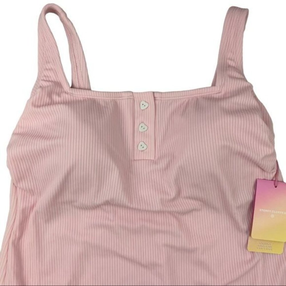 Stoney Clover Lane One Piece Swimsuit Pink Plus Size 14W 16W 18W 20W 22W 24W - Picture 2 of 7
